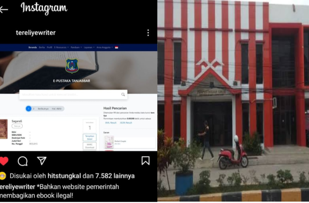 Dinas Perpustakaan dan Kearsipan Tanjabbar Bungkam, Terkait Dugaan Mencuri E-Book Milik Penulis Tereliye