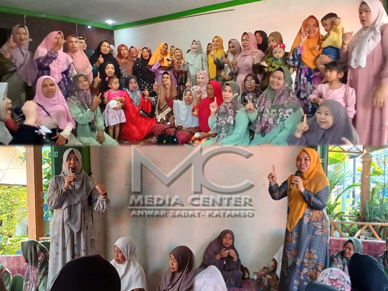 Kolaborasi Umi Sadat dan Ririn Katamso BerSATU Dengan Emak-Emak Kampung Nelayan Untuk Memenangkan UAS-Katamso