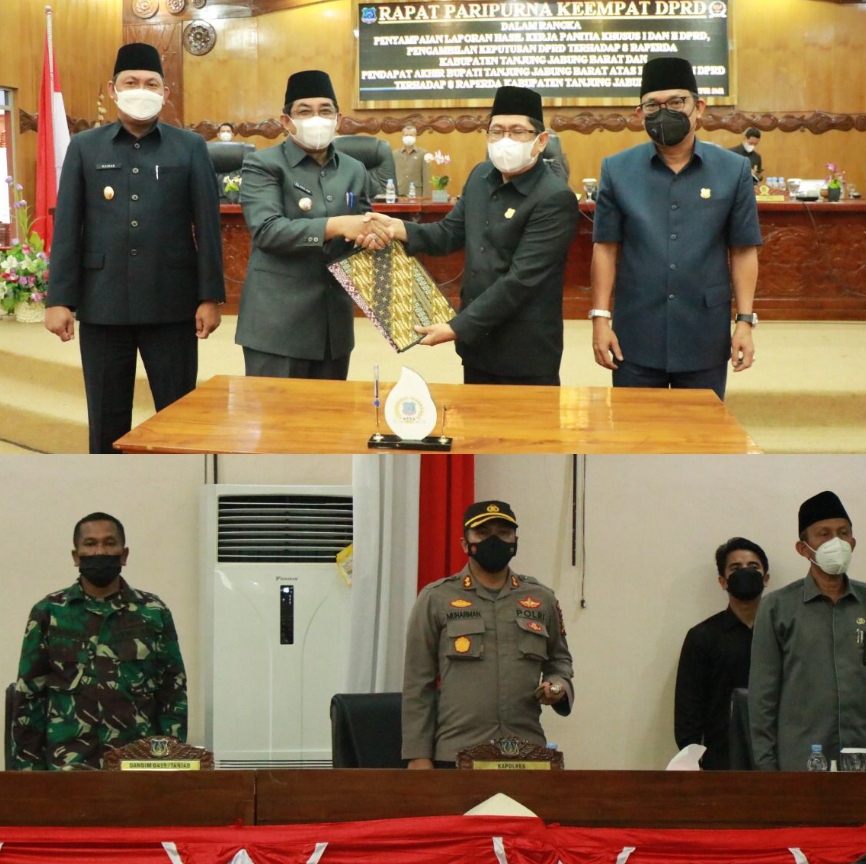 Dihadiri Bupati dan Forkopimda, Rapat Paripurna DPRD Tanjabbar Berlangsung Khidmat