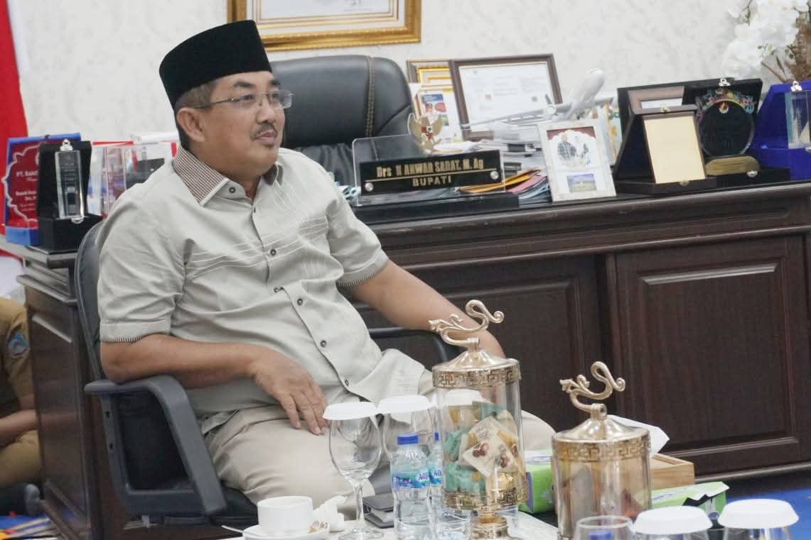 Sinergi Pengelolaan Informasi dan Pelestarian Lingkungan, Bupati Tanjabbar Terima Audiensi LKBN ANTARA Biro Jambi