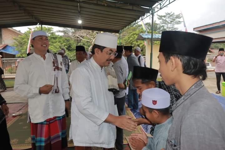 Bupati dan Wabup Tanjab Barat Safari Ramadhan ke Desa Brasau Kecamatan Tungkal Ulu