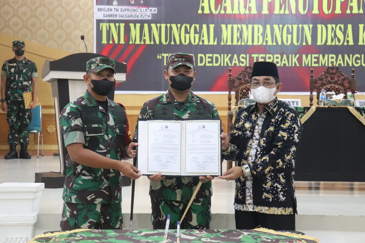 TMMD ke-113 Resmi Ditutup, Danrem Berharap Program TNI Ini Membantu Dalam Kesejahteraan Masyarakat