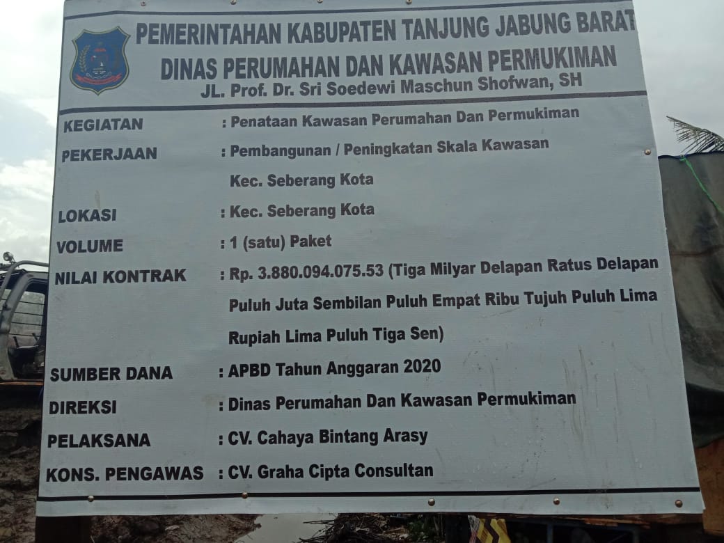 Diduga Perencanaan Tidak Matang, Proyek Skala Kawasan Untuk Arena MTQ Mangkrak