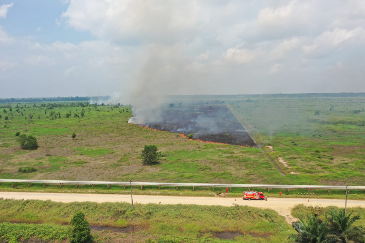 diduga Pemilik Lahan yang Terbakar di Betara, Milik Pengusaha Jambi