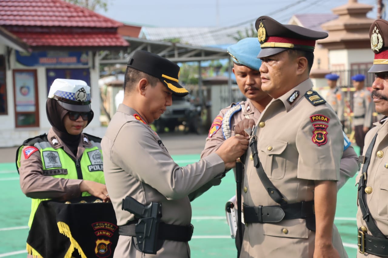 Sertijab PJU Polres , Kapolres Tanjabbar: Amanah Yang Harus Dipertanggung Jawabkan