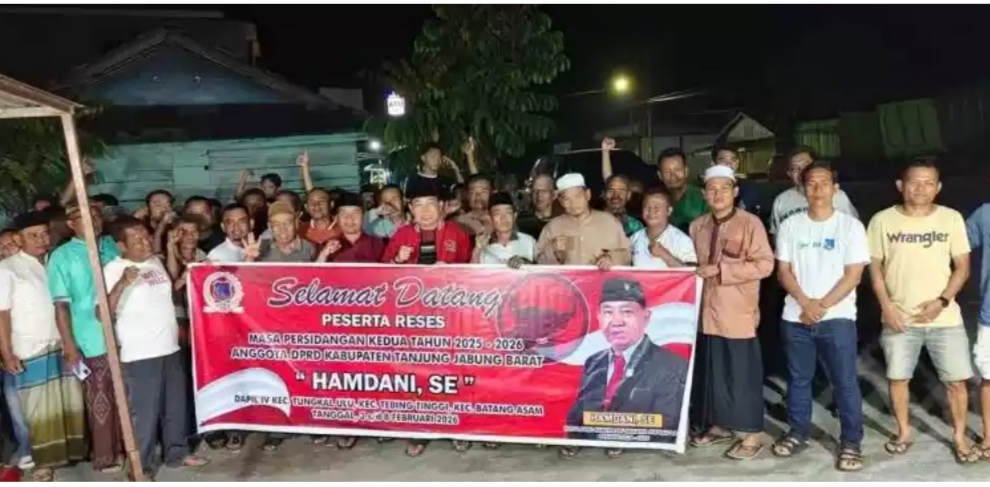 Hamdani Tampung Aspirasi Masyarakat Dapil IV di Reses Masa Tahun sidang 2025-2026