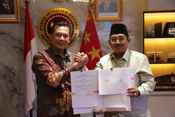 Bupati Teken Naskah Perjanjian Hibah Barang Milik Daerah dengan BIN