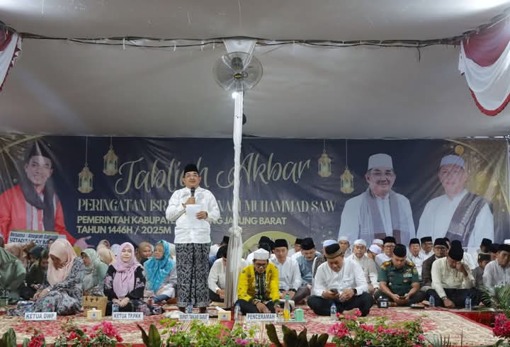 Tanjab Barat Hadirkan Ustad Ucay untuk Memeriahkan Peringatan Isra' Mi'raj 1446 H