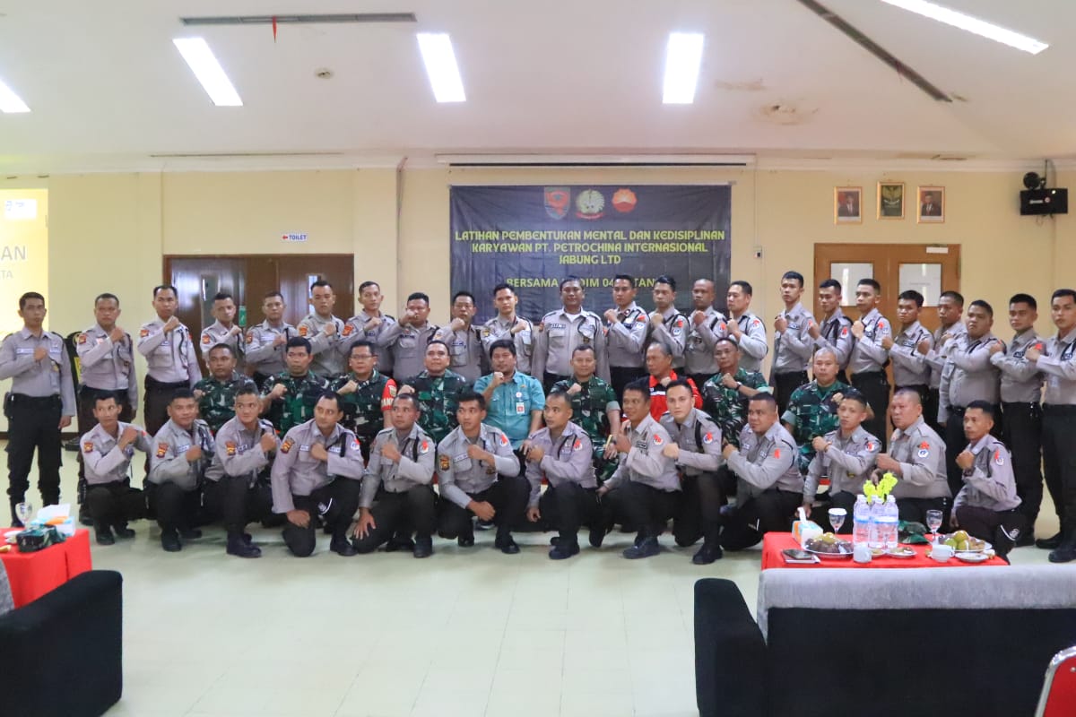 Tingkatkan Mental dan Kedisiplinan Security, Dandim 0419 Resmikan Pelatihan Security PCI-TDP