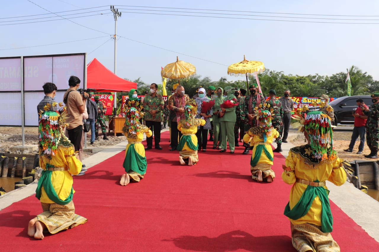 Pemkab Sambut Hangat Kedatangan Danrem 042/Gapu, Peresmian Makoramil Tungkal Ilir