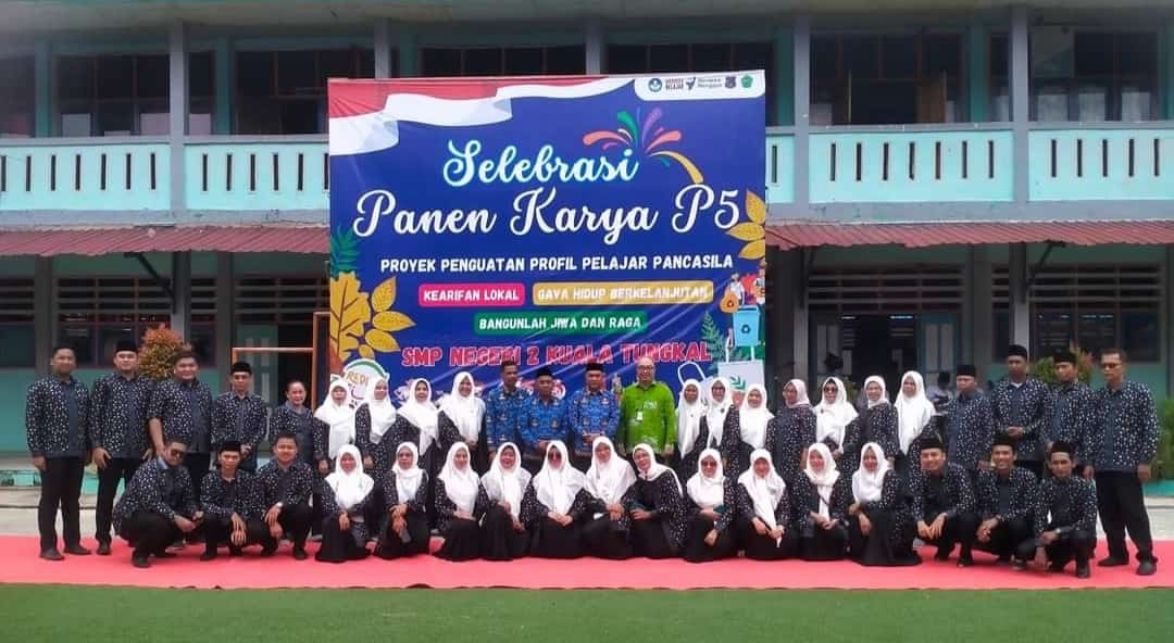 SMP negeri 2 Kuala Tungkal Menggelar Acara Selebrasi Panen Karya Projek Penguatan p5 Sekaligus Launching Perpustakaan Hybrida. SMP negeri 2 Kuala Tungkal Menggelar Acara Selebrasi Panen Karya Projek Penguatan p5 Sekaligus Launching Perpustakaan Hybrida.