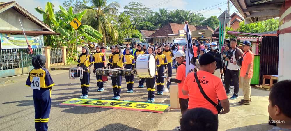 Prestasi berujung Tangis,Tak Ikut Pra Pon, Tim Drumband Tanjabbar Kecewa