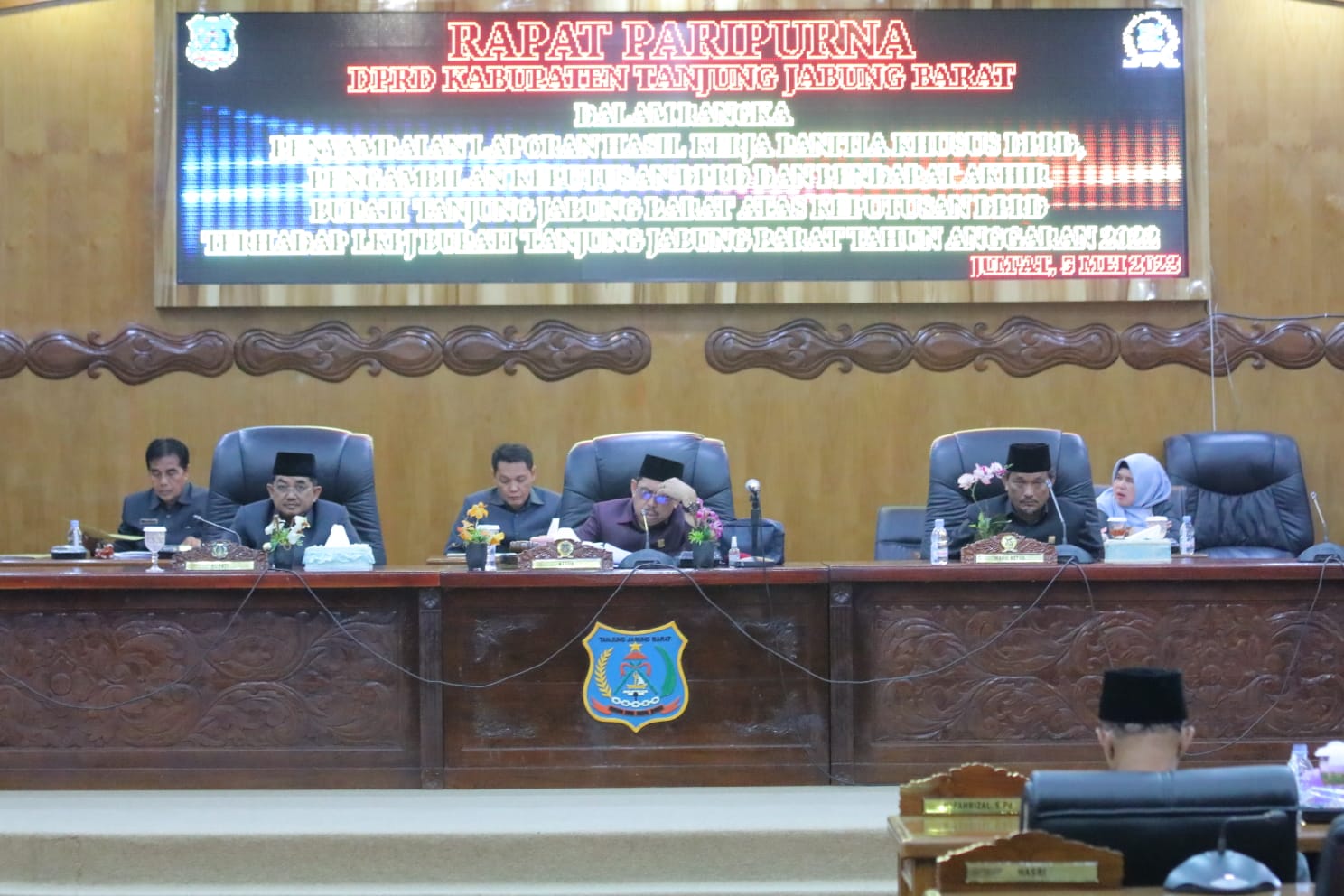 DPRD Gelar Paripurna Penyampaian Hasil Kerja Pansus dan Pendapat Akhir Bupati Terhadap LKPJ TA 2022