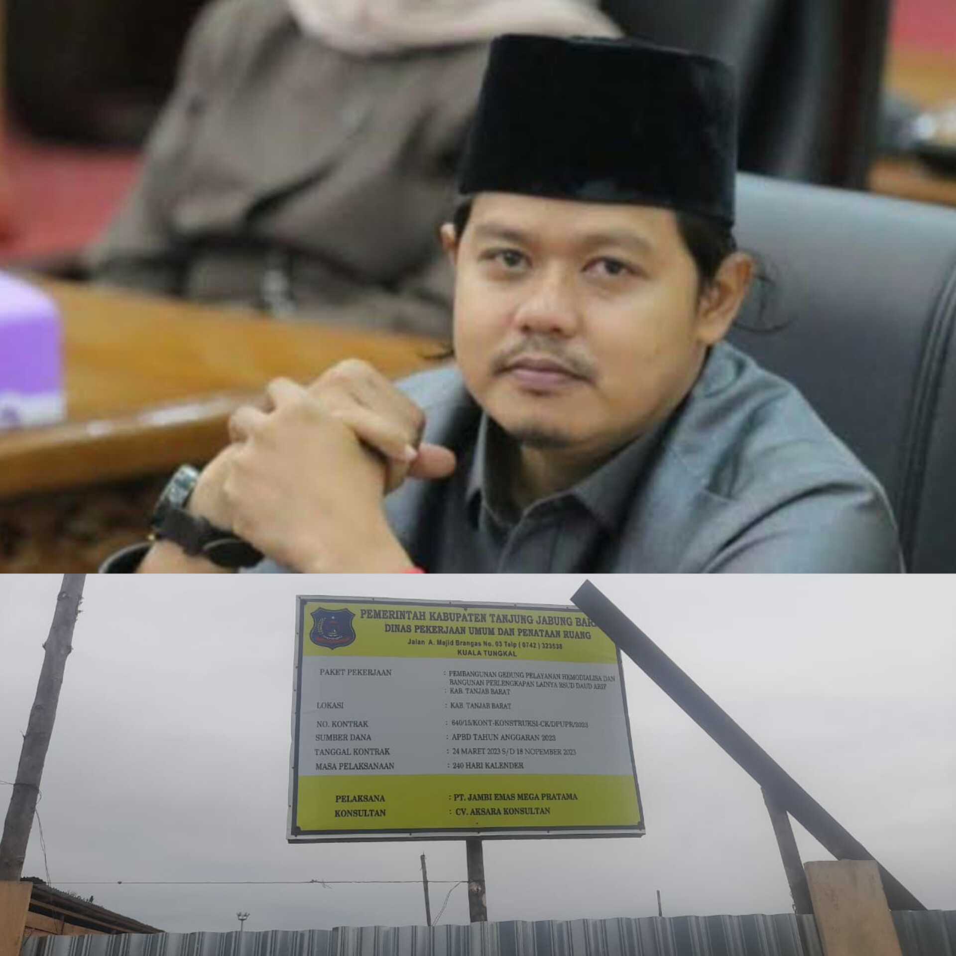 Beda Pernyataan DPRD Suprayogi Saipul Dan Warga, Terkait Dugaan Belum Mengantongi Izin Warga Setempat 