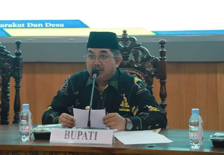 Bupati Tanjab Barat Buka Secara Resmi Rakor Pelaksanaan Pilkades dan Pilkada Serentak Tahun 2024