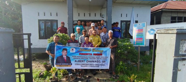 Reses Dewan, Albert Chaniago Kunjungi Warga Desa Makmur Jaya Kecamatan Kuala Betara