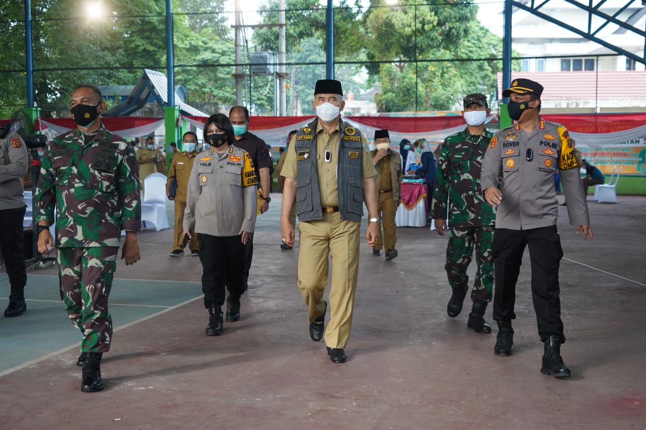 Danrem 042/Gapu Intruksikan Kepada Seluruh Babinsa Bantu Pelaksanaan Vaksinasi Lansia