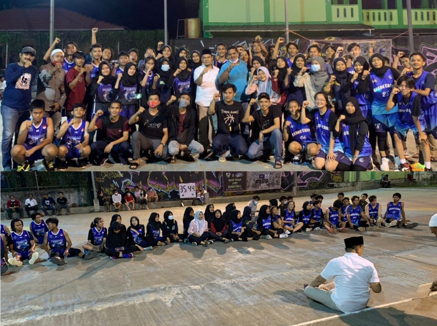 Saksikan Pertandingan Basket Pelajar, M Amin Tampung Aspirasi Remaja dan Mencarikan Solusinya