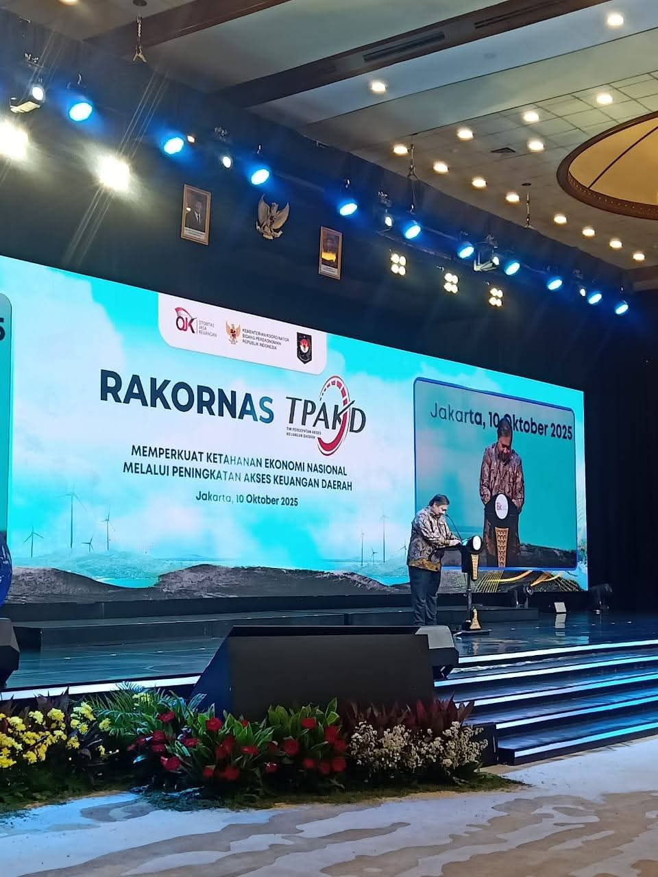 Wabup Tanjabbar Hadiri Rakornas TPAKD 2025