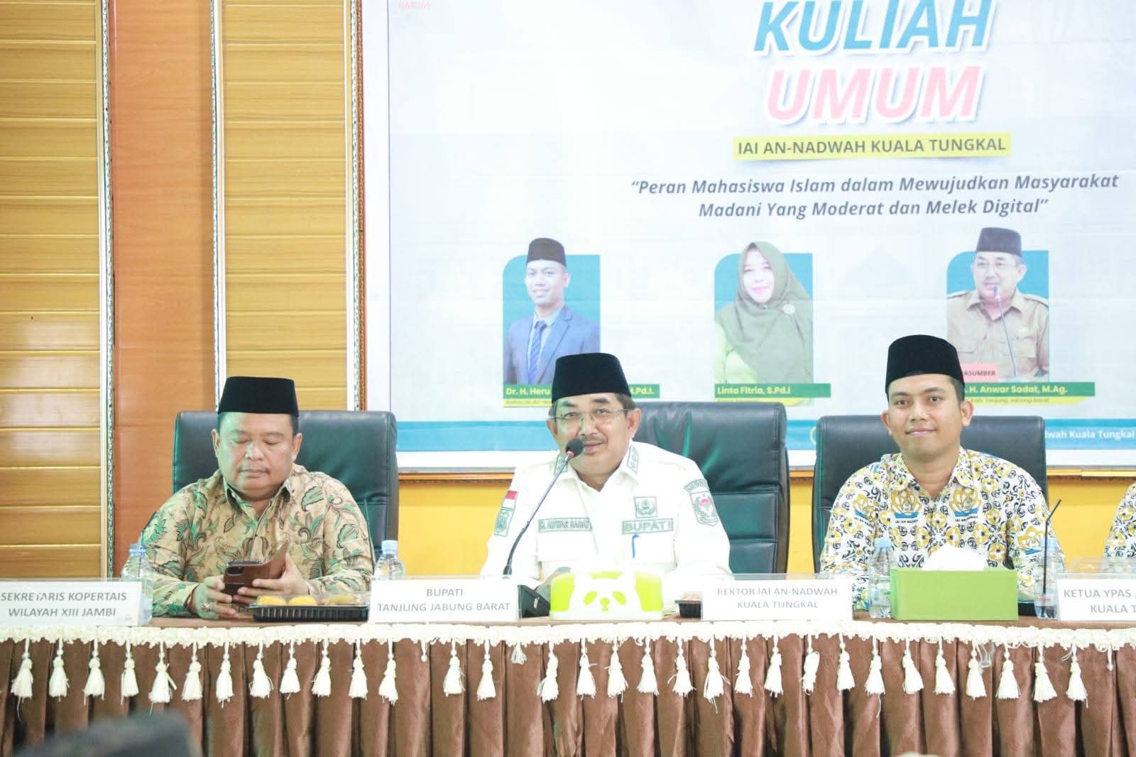 Bupati Ajak Mahasiswa IAI An-Nadwah Jadi Agen Moderasi dan Generasi Melek Digital