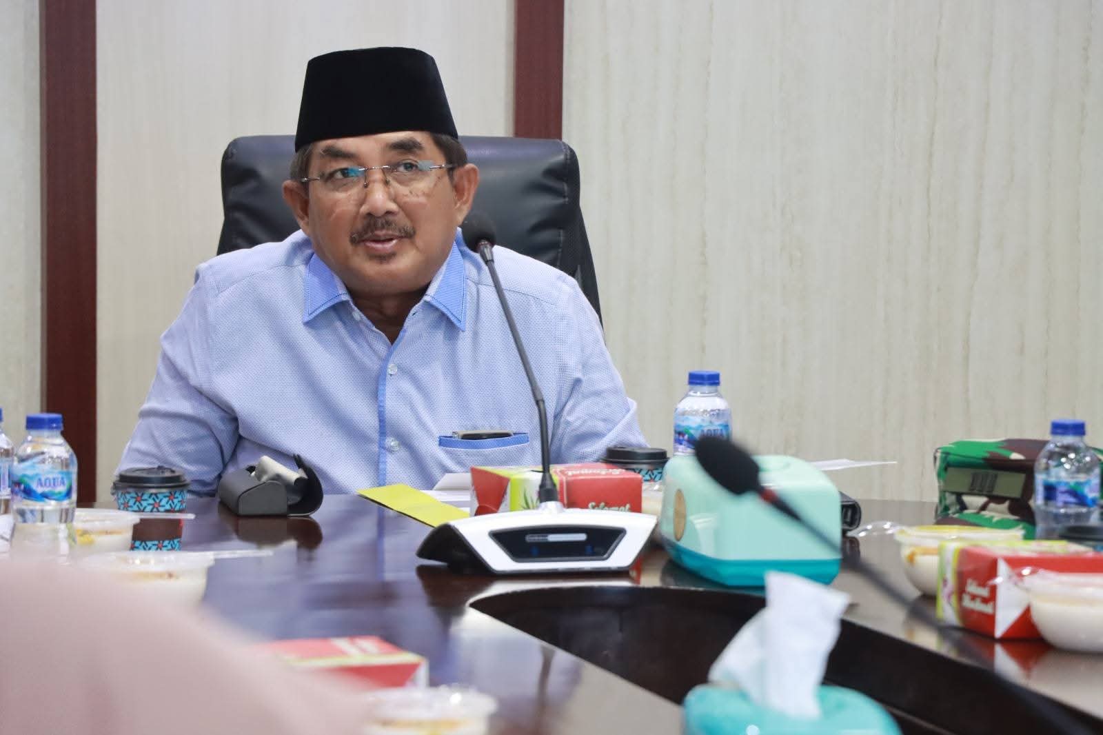 Bupati Tanjabbar Ikuti Rakor Pengendalian Inflasi Bersama Mendagri