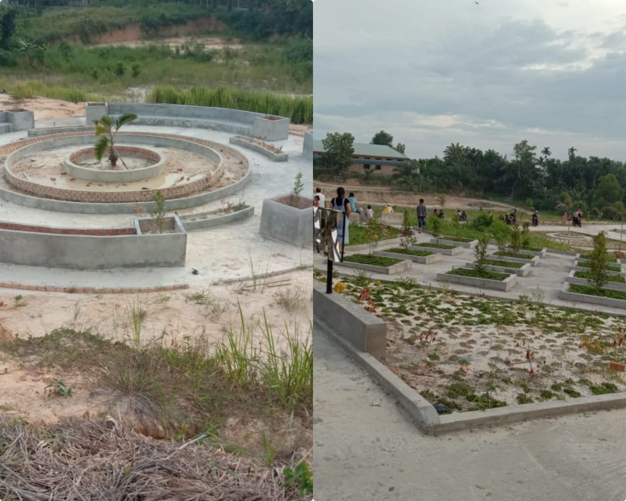 Warga Kecewa, Pembangunan Taman Bermain Anak di Tebingtinggi Dikerjakan Asal Jadi dan Terbengkalai