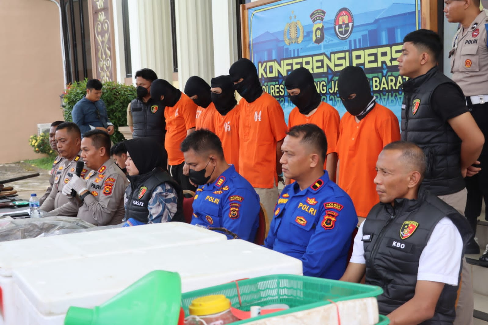 Polres Tanjab Barat Berhasil Ungkap Penyelundupan Benih Lopster, Jaringan Internasional