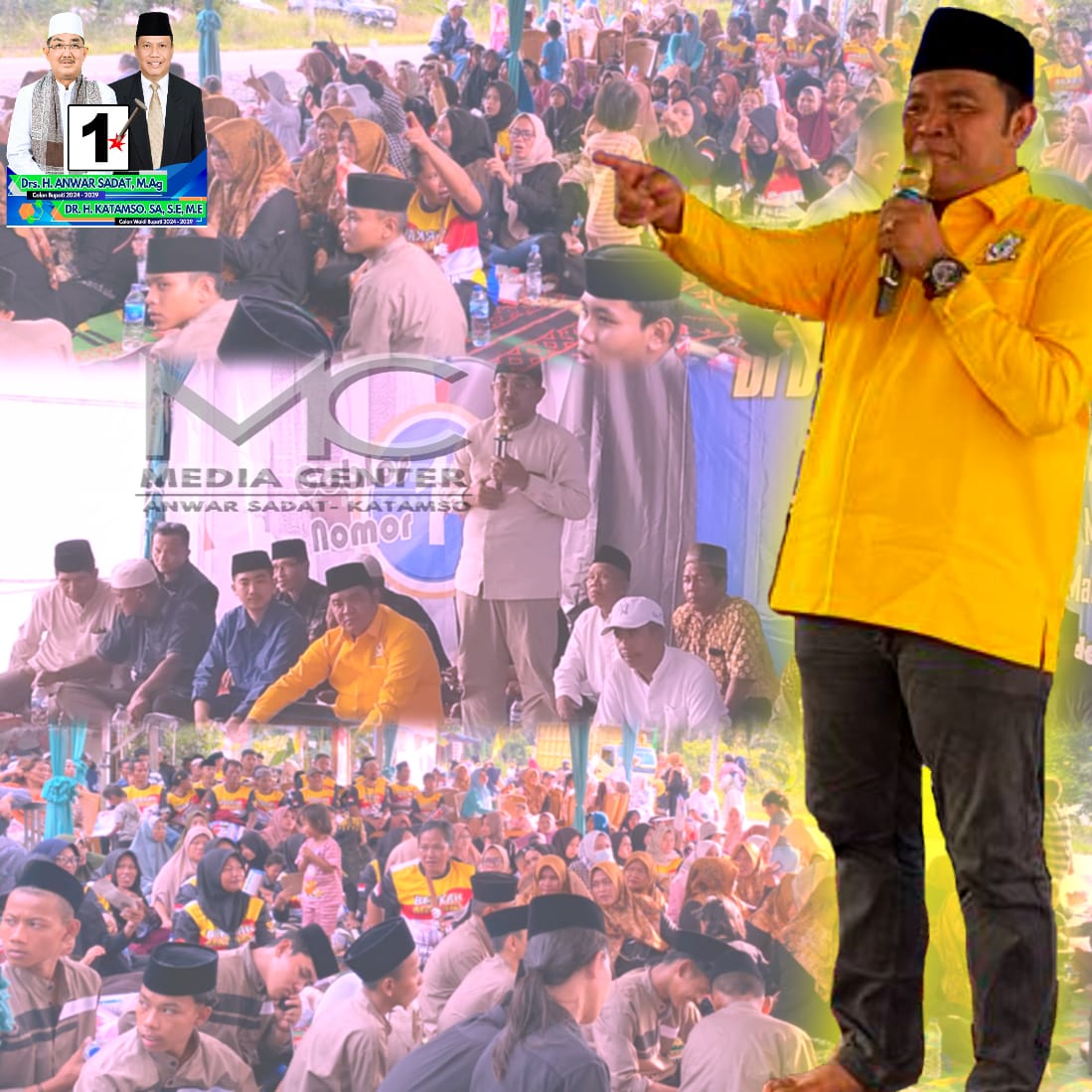 Ahmad Jahfar Ajak Seluruh Pemilih Parpol Meyakinkan Masyarakat Menangkan UAS-Katamso