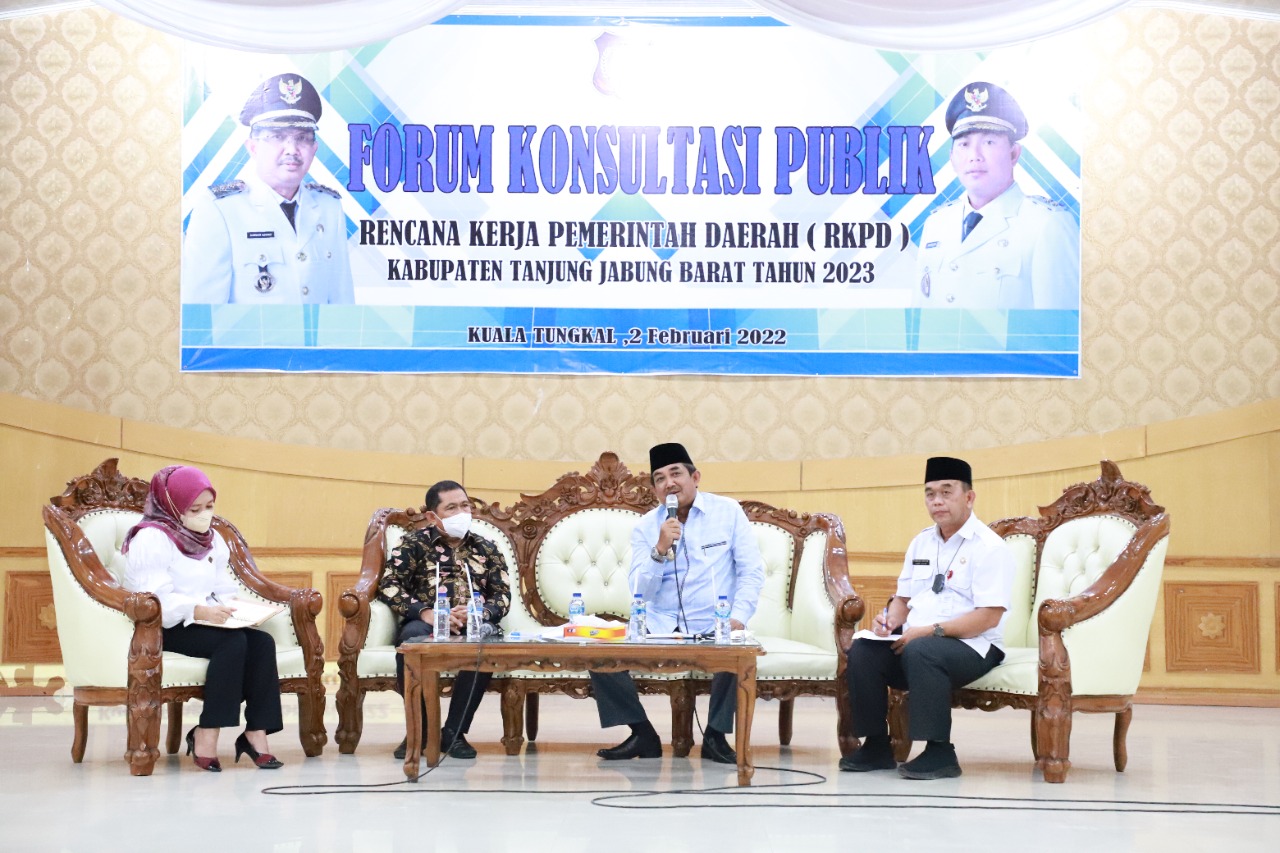 Bupati Tanjabbar Buka Forum Konsultasi Publik RKPD Tanjabbar 2023