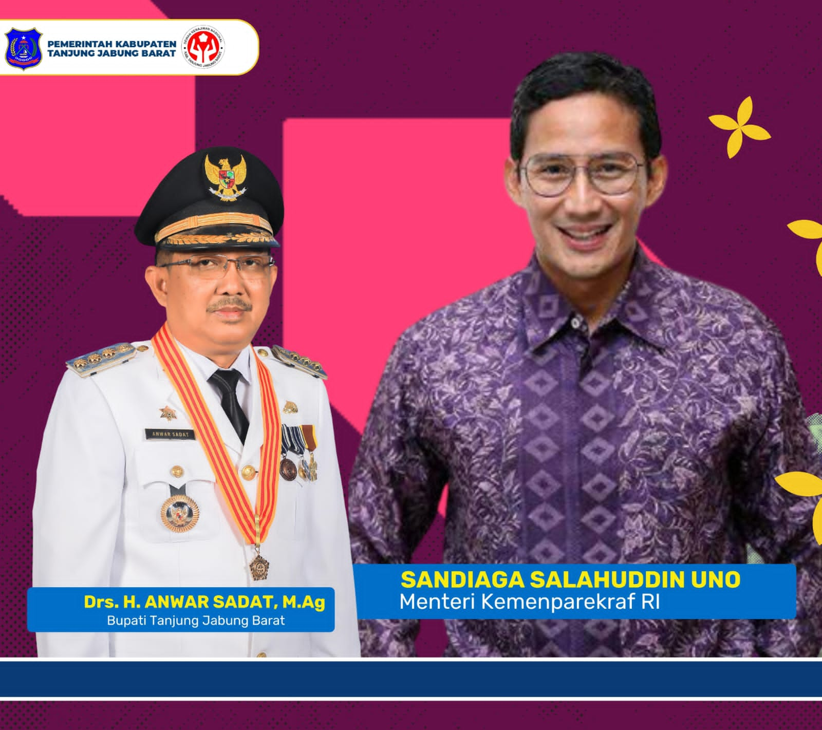 KEN Festival Arakan Sahur Akan di Buka Lansung Sandiaga Uno, Berikut Jadwal Kunker Menparekraf di Tanjabbar