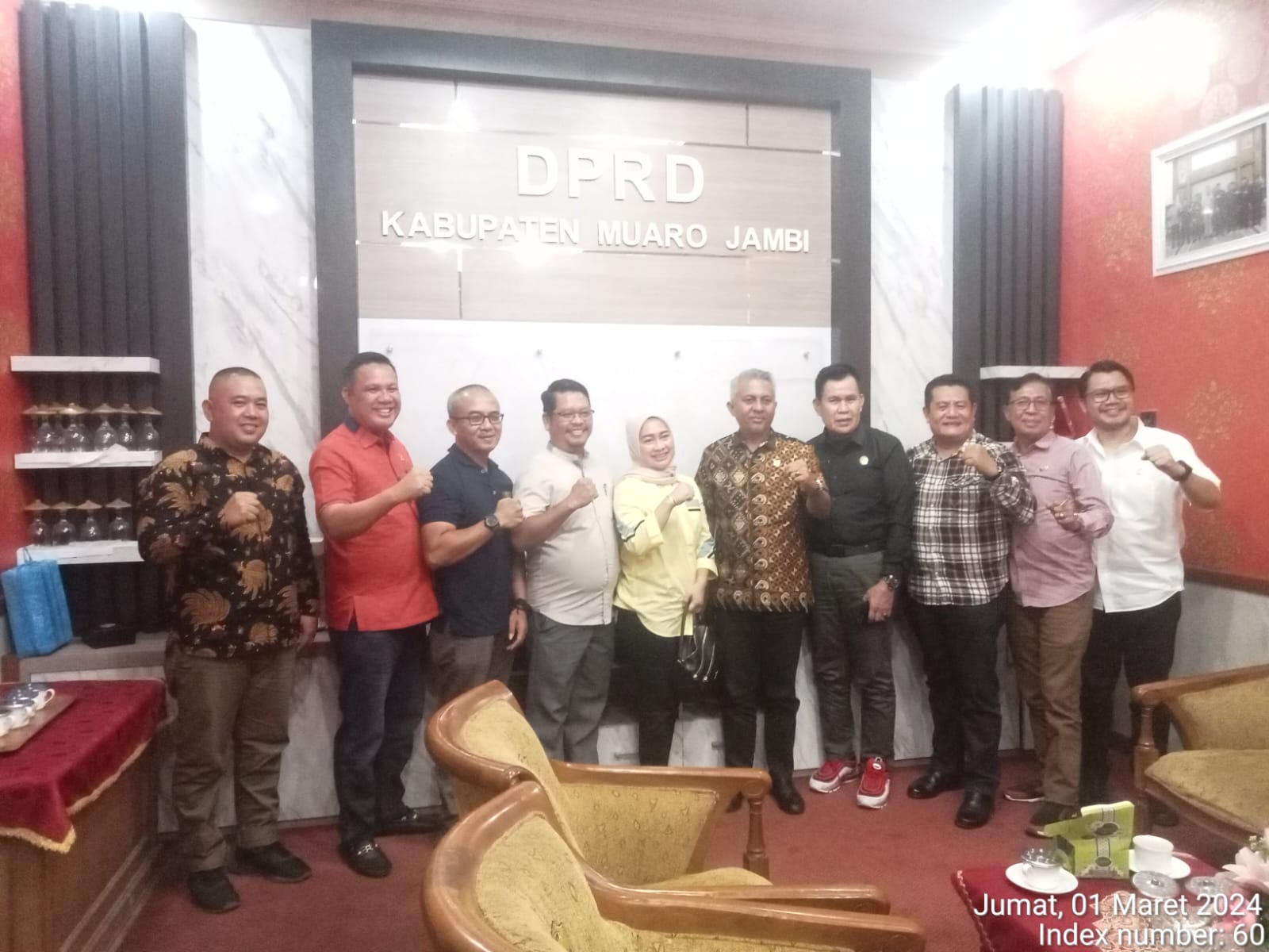DPRD Kabupaten Muaro Jambi Menerima Kunjungan DPRD Ogan Ilir DPRD Kabupaten Muaro Jambi Menerima Kunjungan DPRD Ogan Ilir