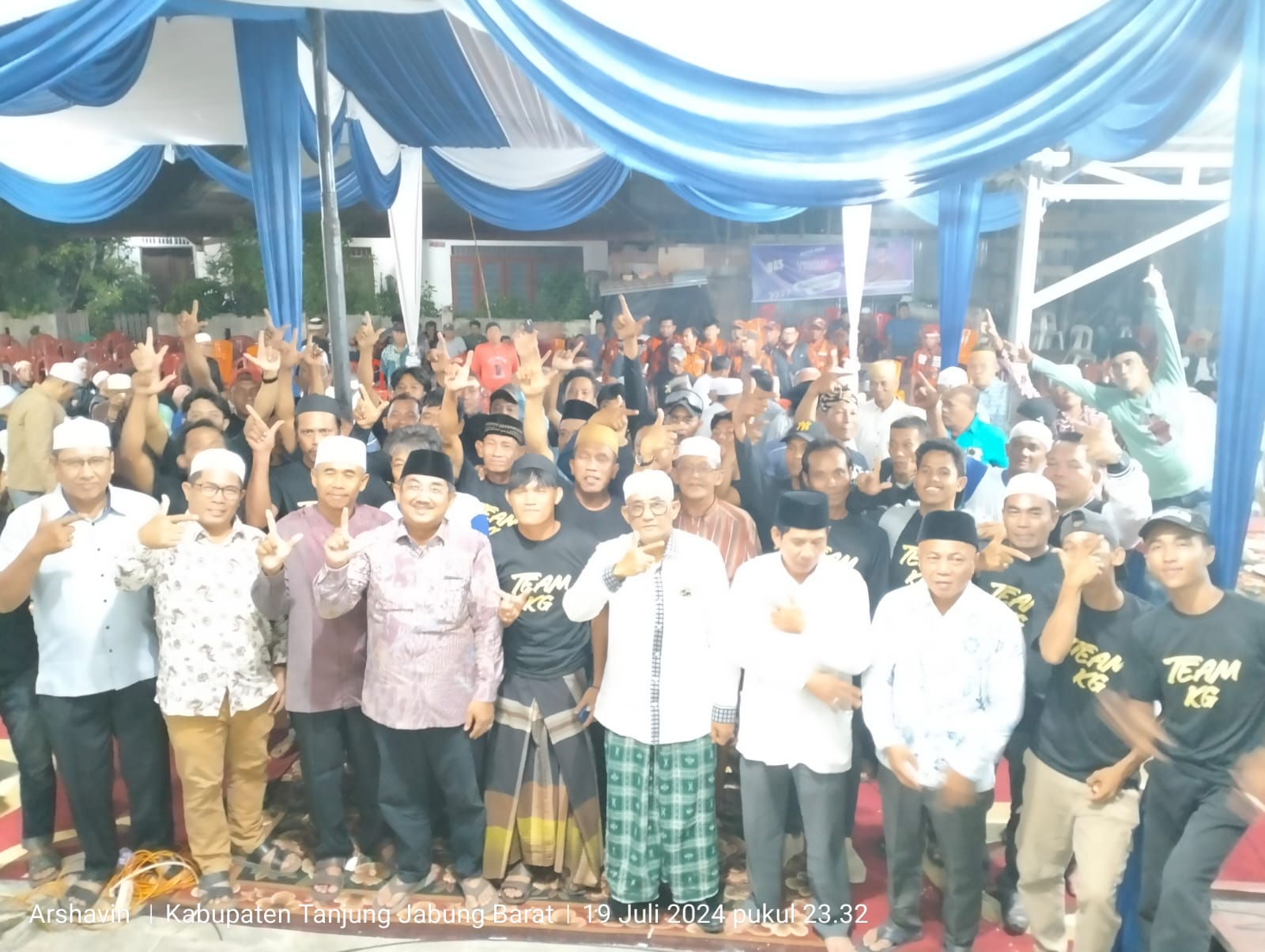 Peresmian Posko Pemenangan Anwar Sadat Lanjutkan Menggema 