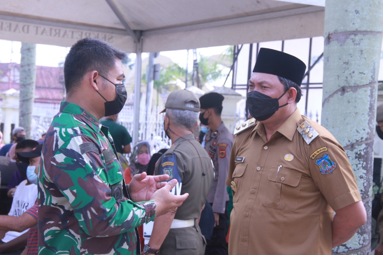 Wabup, Dandim dan Kapolres Pantau Pelaksanaan Vaksinasi Lansia Dosis Kedua