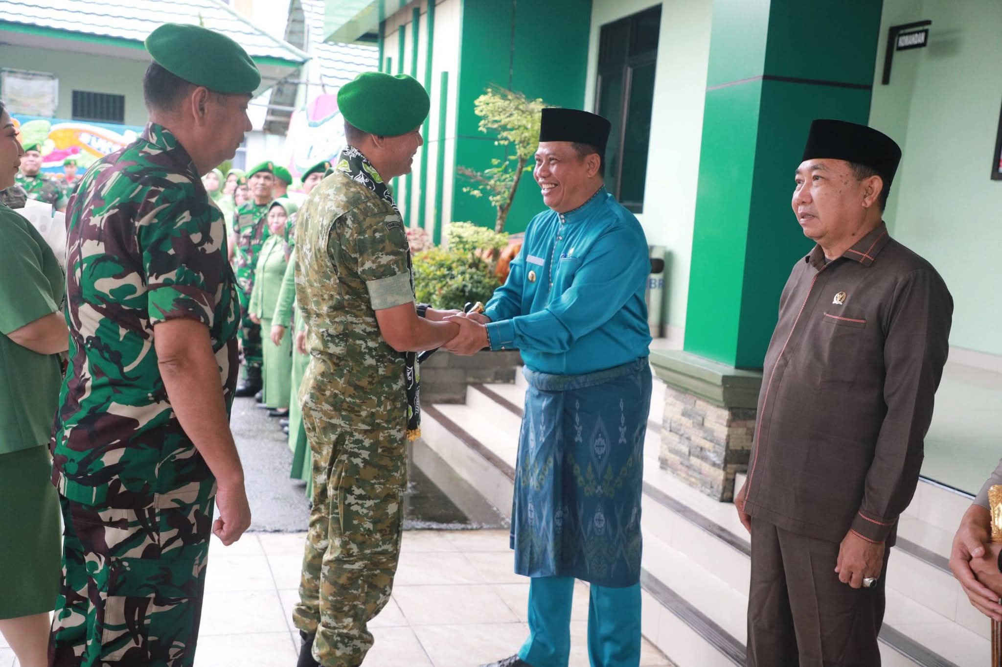 Wabup Sambut Dandim Baru 0419/Tanjab, Harapkan Sinergi Semakin Kuat