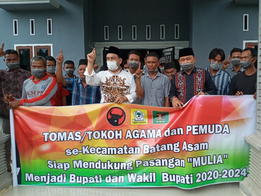 Tokoh Agama, Tomas, dan Pemuda se-Kecamatan Batangasam Deklarasikan Dukungan Untuk Pasangan Mulia