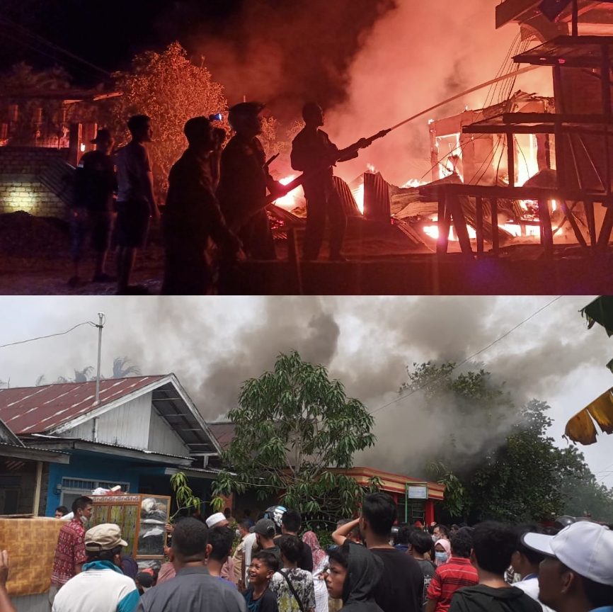 Jelang Satu Hari, Dua Titik Musibah Kebakaran Rumah Warga di Tanjabbar Jelang Satu Hari, Dua Titik Musibah Kebakaran Rumah Warga di Tanjabbar