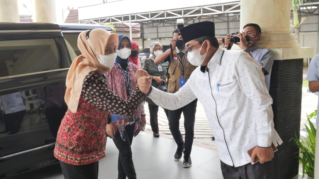 Bupati Tanjabbar Sambut Kunker Pj Gubernur Jambi, Rapat Penanganan Covid-19