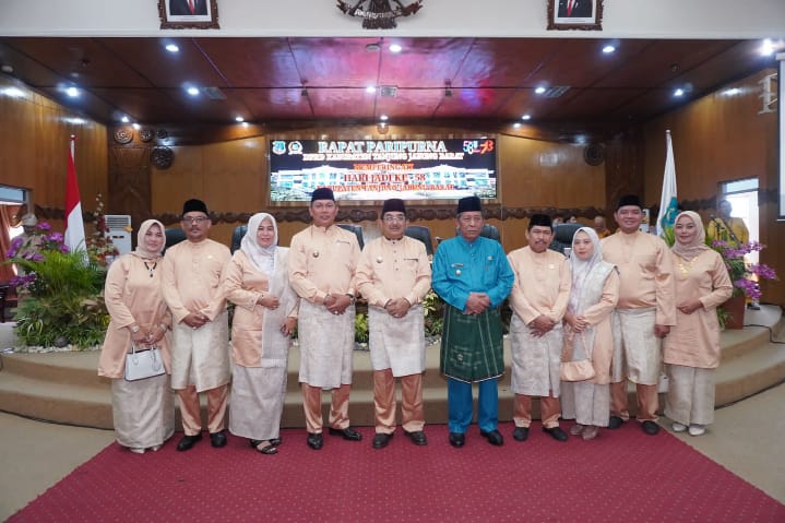 DPRD Gelar Rapat Paripurna Peringatan Hari Jadi Tanjabbar Ke-58