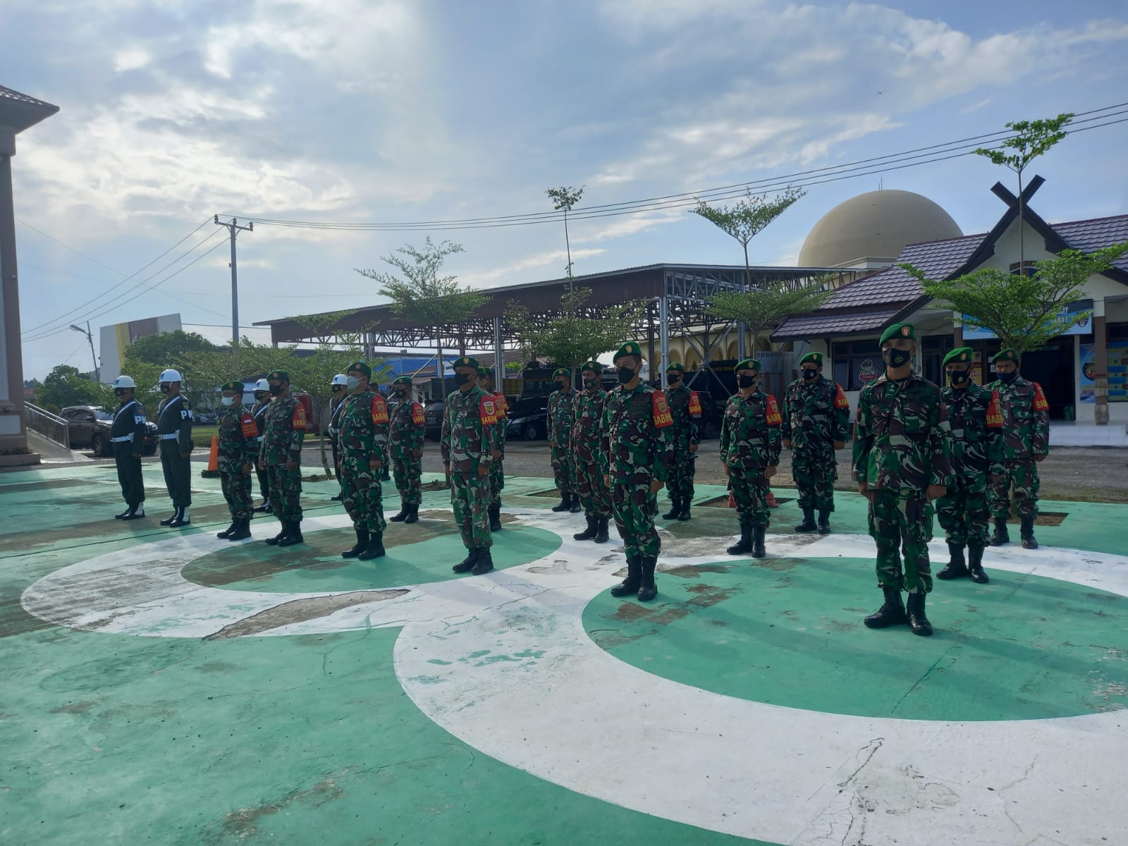 Apel Gelar Pasukan Pengamanan MTQ, Wabup: Jangan ada Masyarakat Yang Masuk Kualatungkal Lewat Jalur Lain