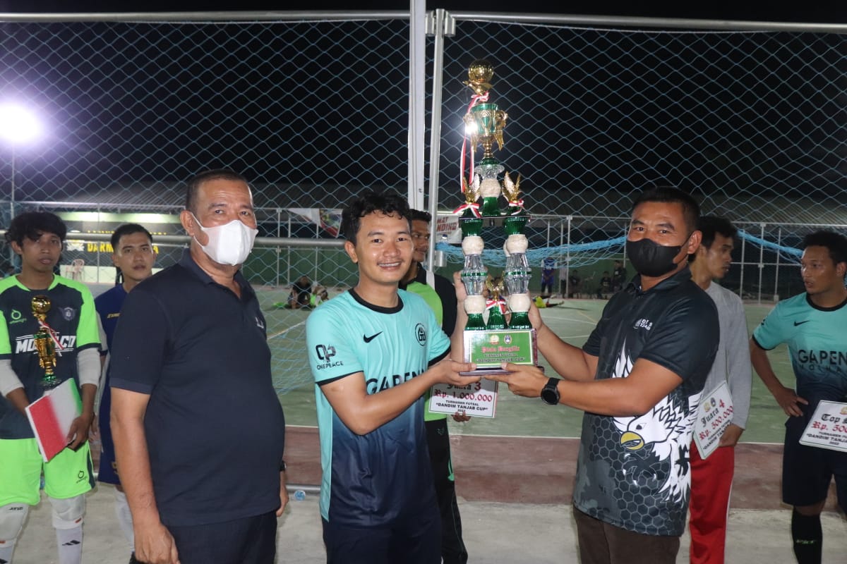 Tutup Turnamen Futsal Dandim Cup, Letkol Erwan Susanto Izin Pamit Tugas ke Bengkulu