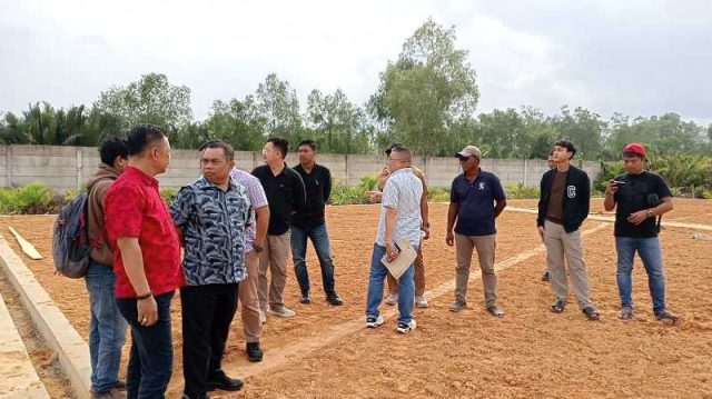 Komisi III DPRD Tanjab Barat Tinjau Progres Pembangunan TPU Berkah