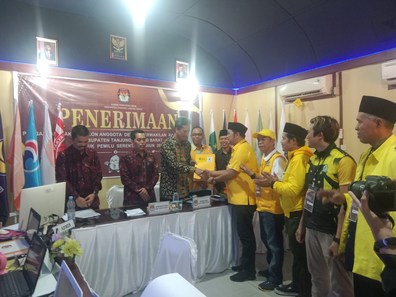 Resmi Mendaftar Di KPU, Partai Golkar Tanjabbar Pastikan Raih Suara Terbanyak Di Pemilu 2024 