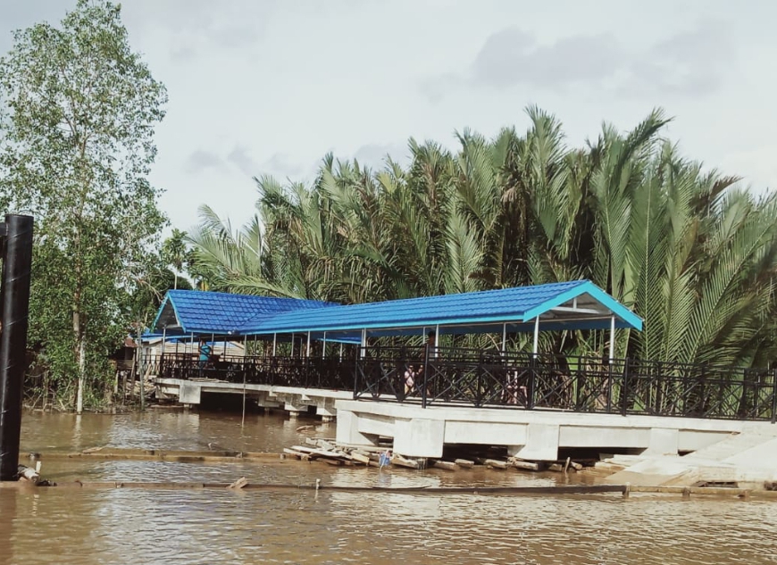 Ucapkan Terimakasih, Warga Apresiasi Pembangunan Halte Sungai 