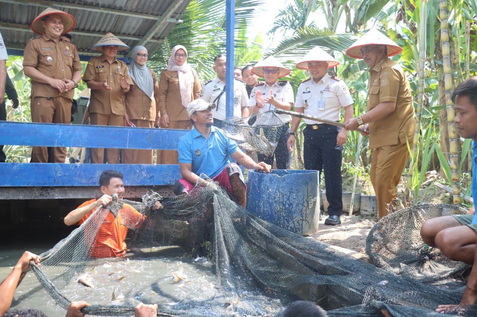 Bupati Anwar Sadat Hadiri Panen Raya Komoditas Perkebunan dan Peternakan