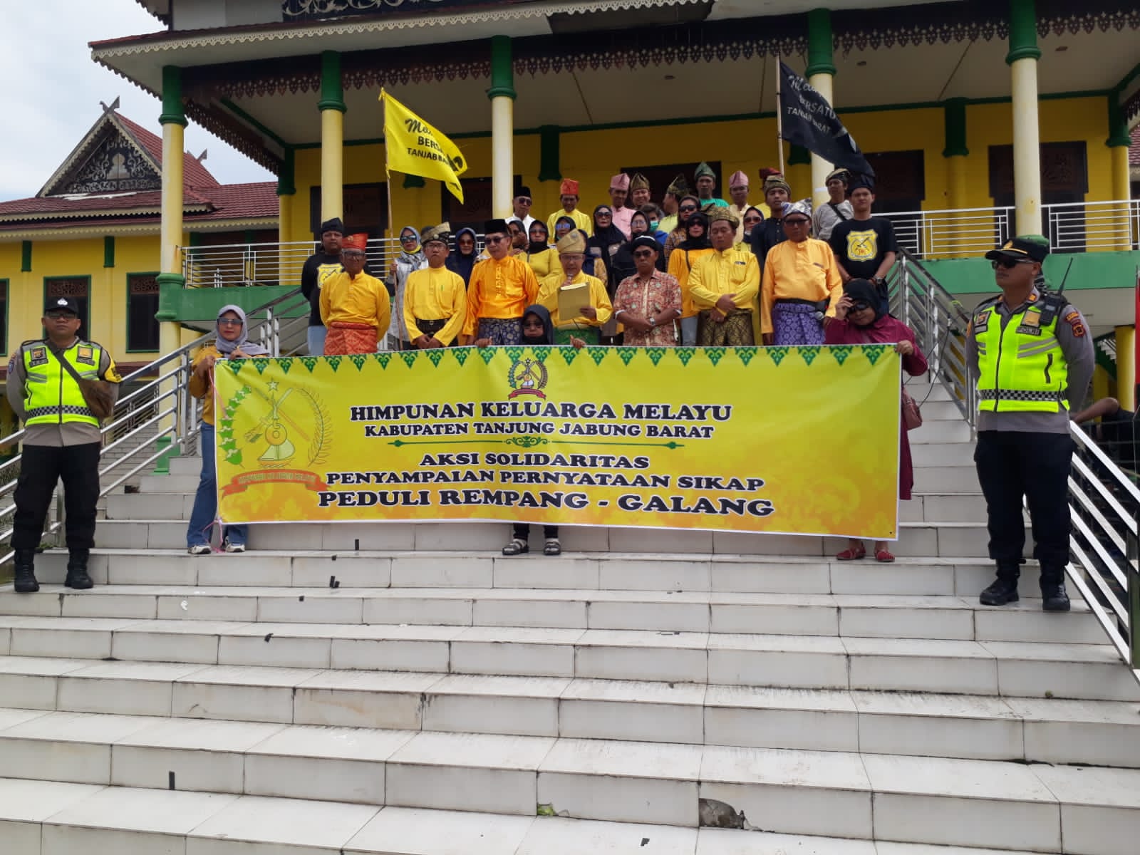 HKM Tanjabbar Gelar Aksi Solidaritas Melayu Rempang Galang