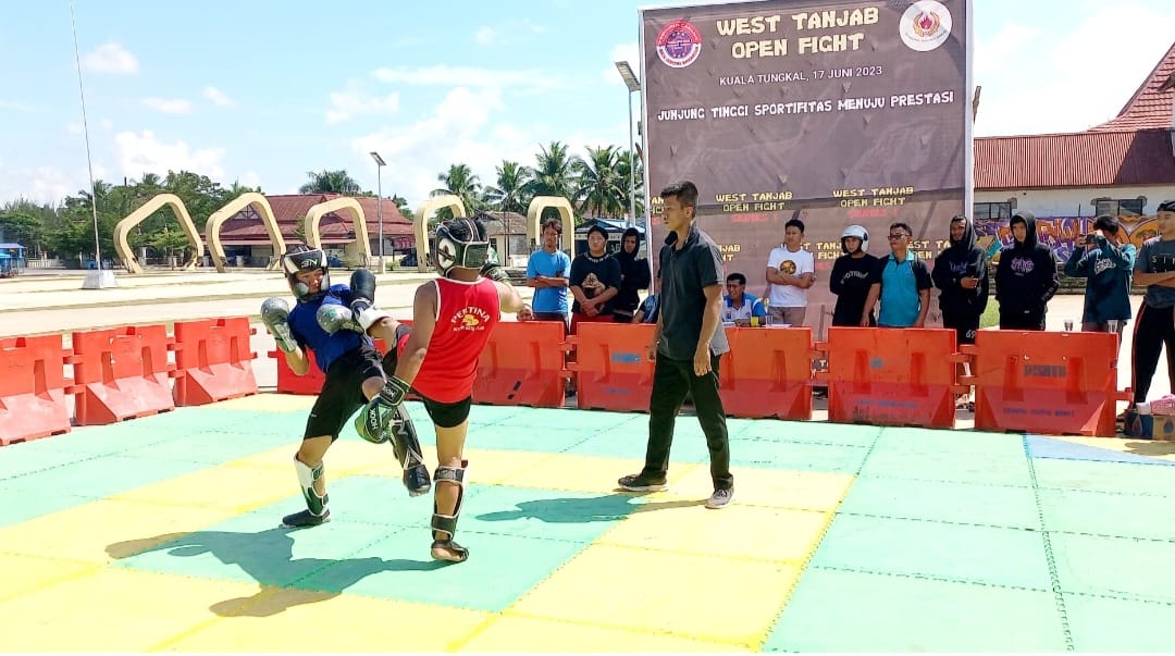 Dengan Perlengkapan Seadanya KBI Tanjabbar Sukses Gelar West Tanjab Open Fight