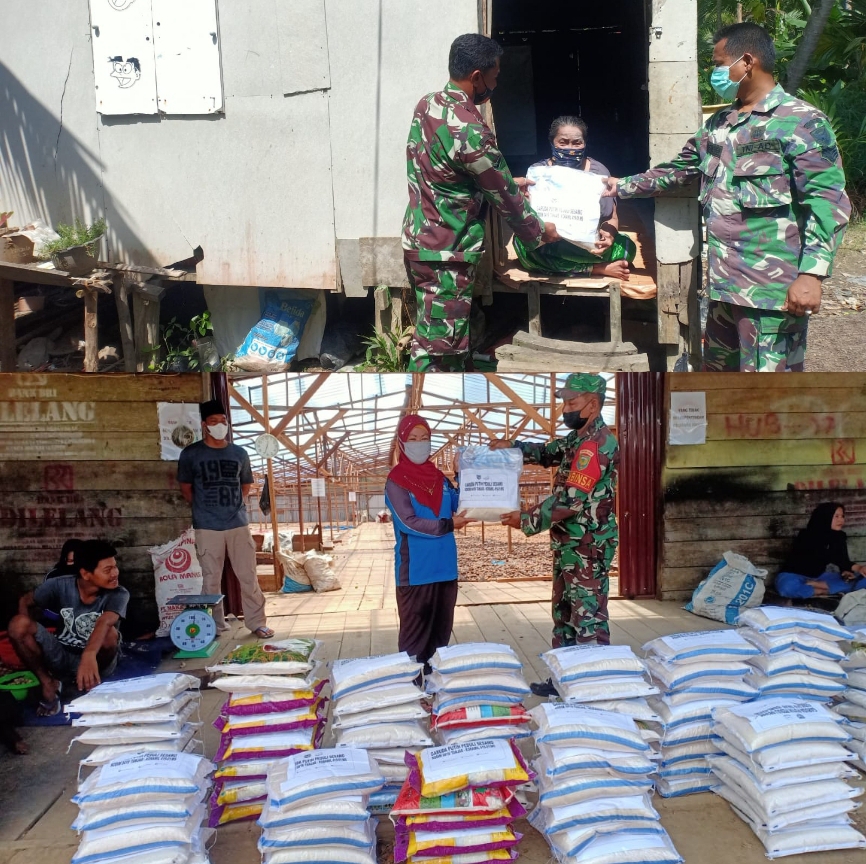 Peringati HUT RI Ke-76, Kodim 0419/Tanjab Melalui Koramil Muarasabak Laksanakan Baksos