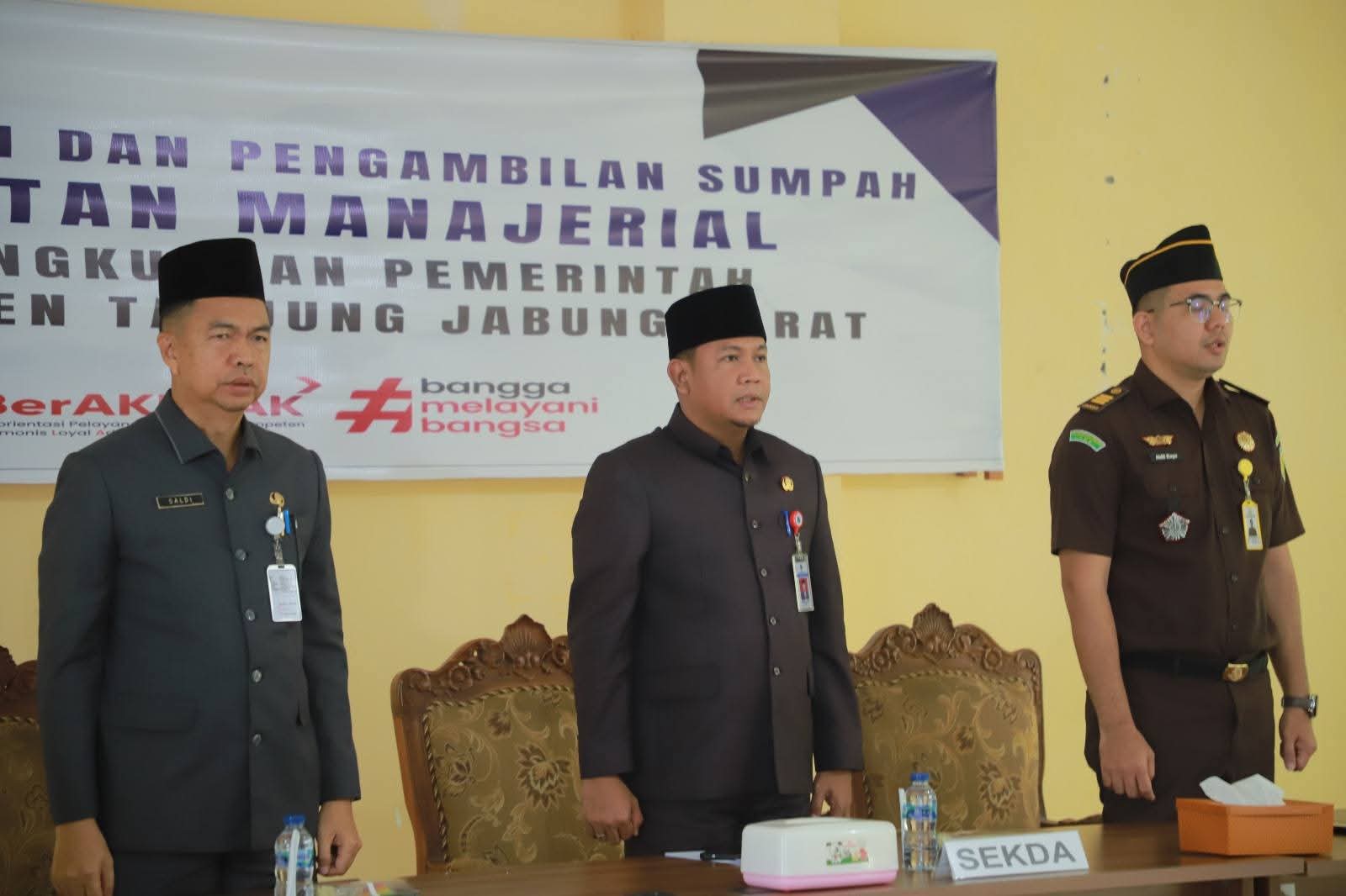 Wakili Bupati , Sekda Lantik 7 Pejabat Eselon III dan IV di Lingkup Pemkab Tanjabbar