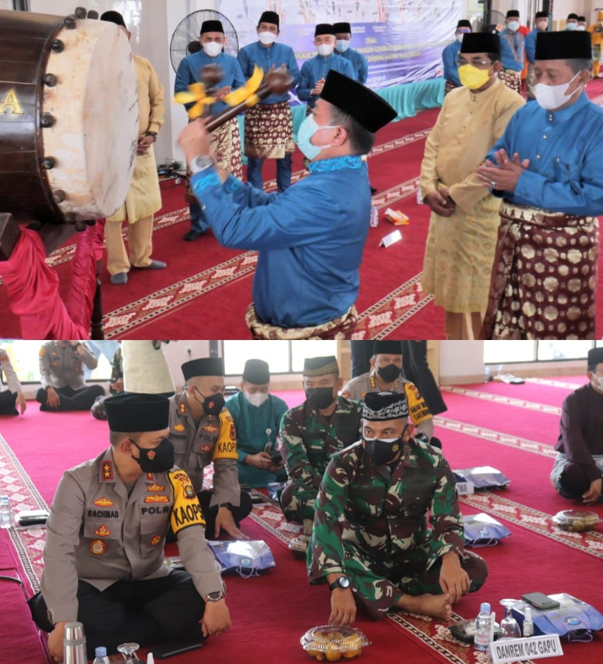 Ditandai Dengan Pemukulan Bedug, MTQ Ke-50 Tingkat Provinsi Jambi di Tanjabbar Resmi Dibuka 