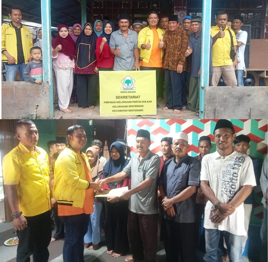 Susuri Kecamatan Senyerang, Ahmad Jahfar Berharap Senyerang Sebagai Lumbung Suara Golkar